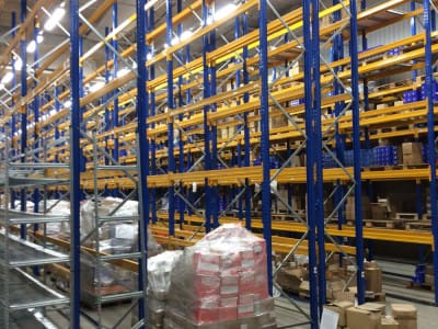 SIA "DELVE 2", Biznesa parker "ABAVA", Riga - Demontering og montering av pallehyller 4